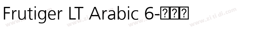 Frutiger LT Arabic 6字体转换 Frutiger LT Arabic 6字体转换